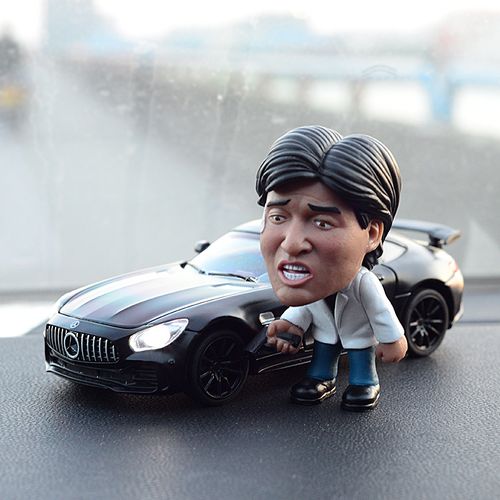 旺角卡门食屎啦学友车内饰品摆件乌蝇哥表情包经典港片周边摆件