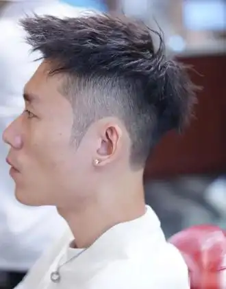 男生定位烫发型图片3