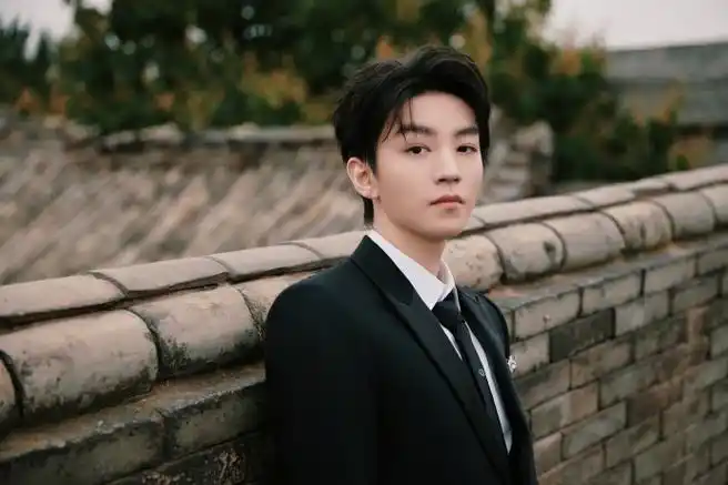 王俊凯光影交织的梦幻之旅##王俊凯三七分背头造型