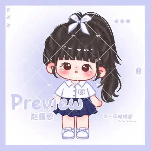 简简单单的好看你们喜欢哪个嘞客糕92all#赵露思  #立牌  #q版人物