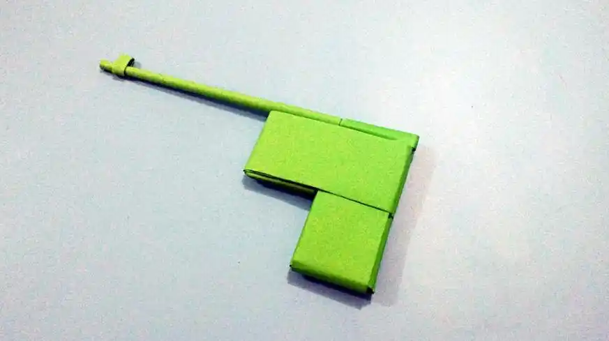 怎样折纸枪优酷