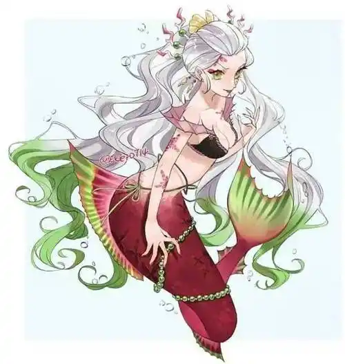 鬼灭之刃美人鱼们