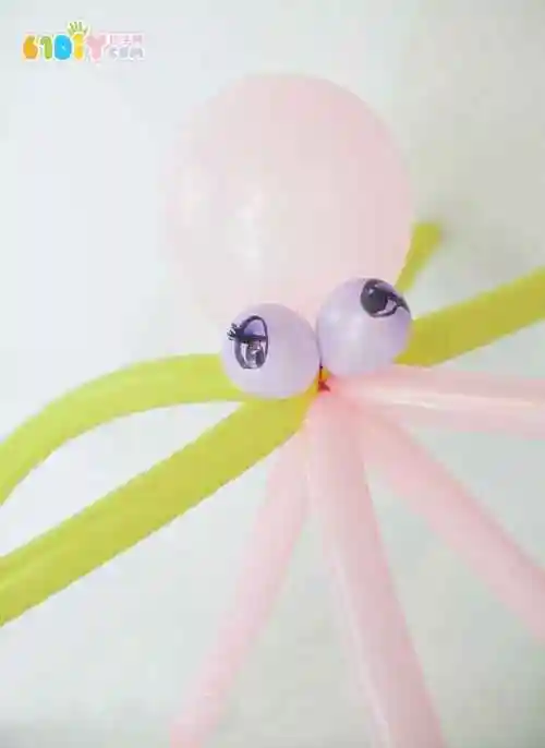 4款动物气球的制作方法章鱼长颈鹿小狗大象