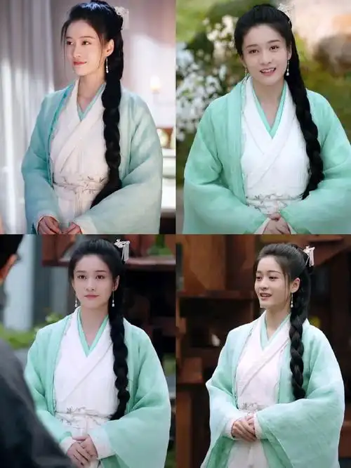 绿色系白发容乐张雪迎