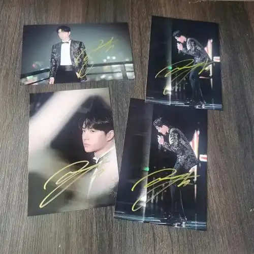 尤长靖签名手灯77拍立得77签名照小鬼王琳凯首张官方实体专辑