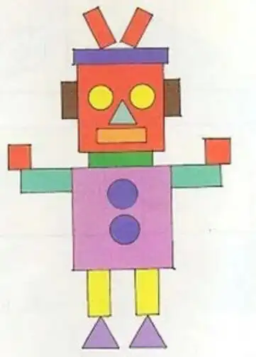 用各种形状,组成一个有创意的图形