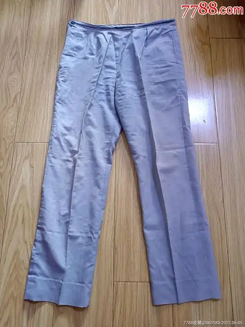 怀旧服饰收藏八十年代夏季侧扣女裤抖音影视拍摄
