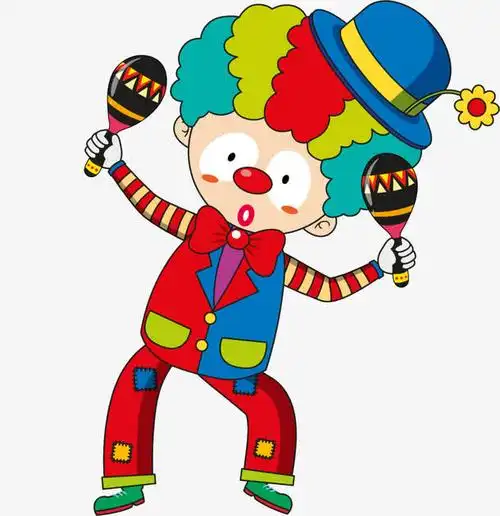 愚人节可爱沙锤小丑