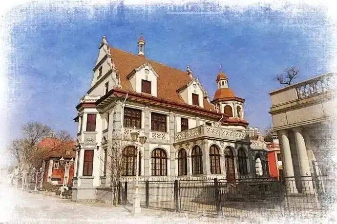 袁世凯故居↑袁世凯的政治生涯是在天津起家虽未在天津作寓公他的妻妾