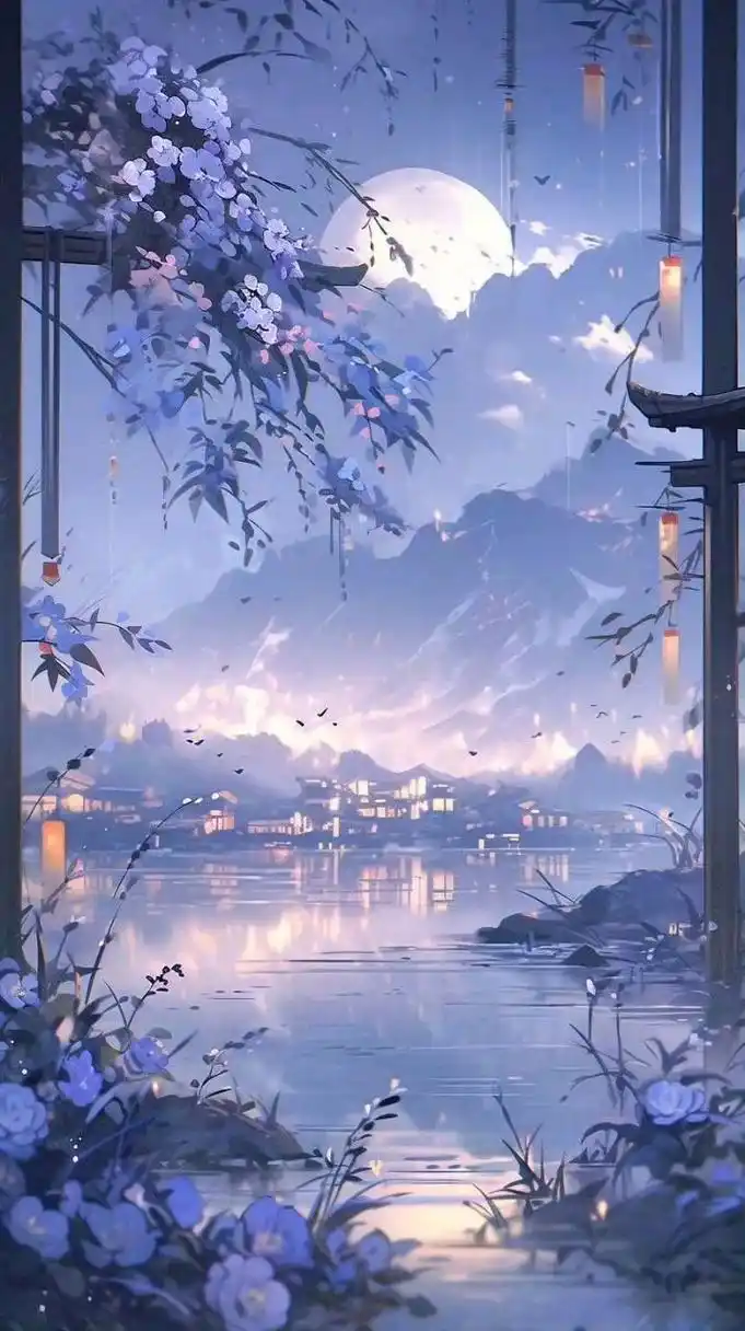 古风壁纸～江南烟雨缠绵,花雨如尘,故亦乱