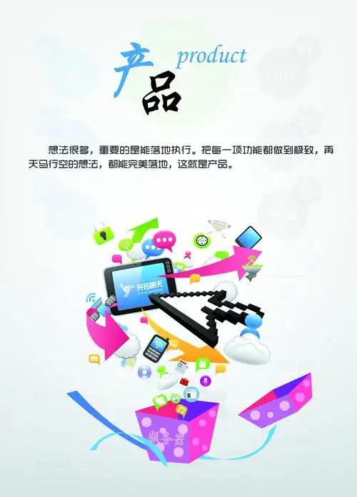 创意公司文化墙产品单页宣传页海报页