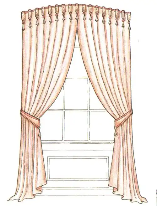 aiden 收藏窗帘手绘图.~(免费全部图片预览)附送压缩包