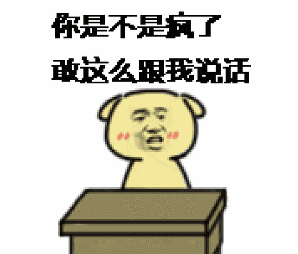 你是不是疯了拍桌子生气敢这么跟我说话gif动图_动态图_表情包下载