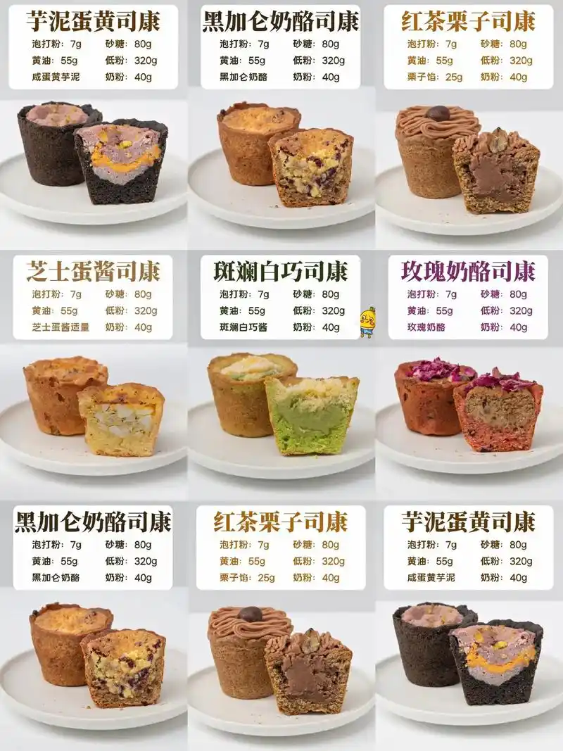 我愿称之为司康天花板丨每一款都好吃.