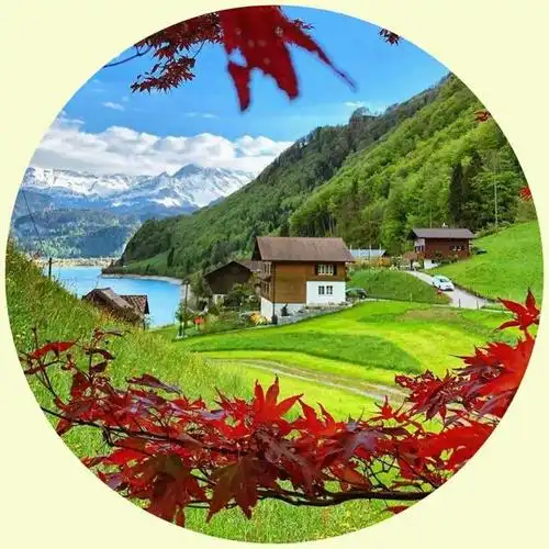 碧草,蓝天,山川河流等系列微信头像,太美了