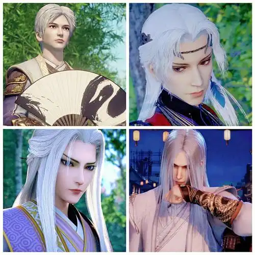 白发男角色合集