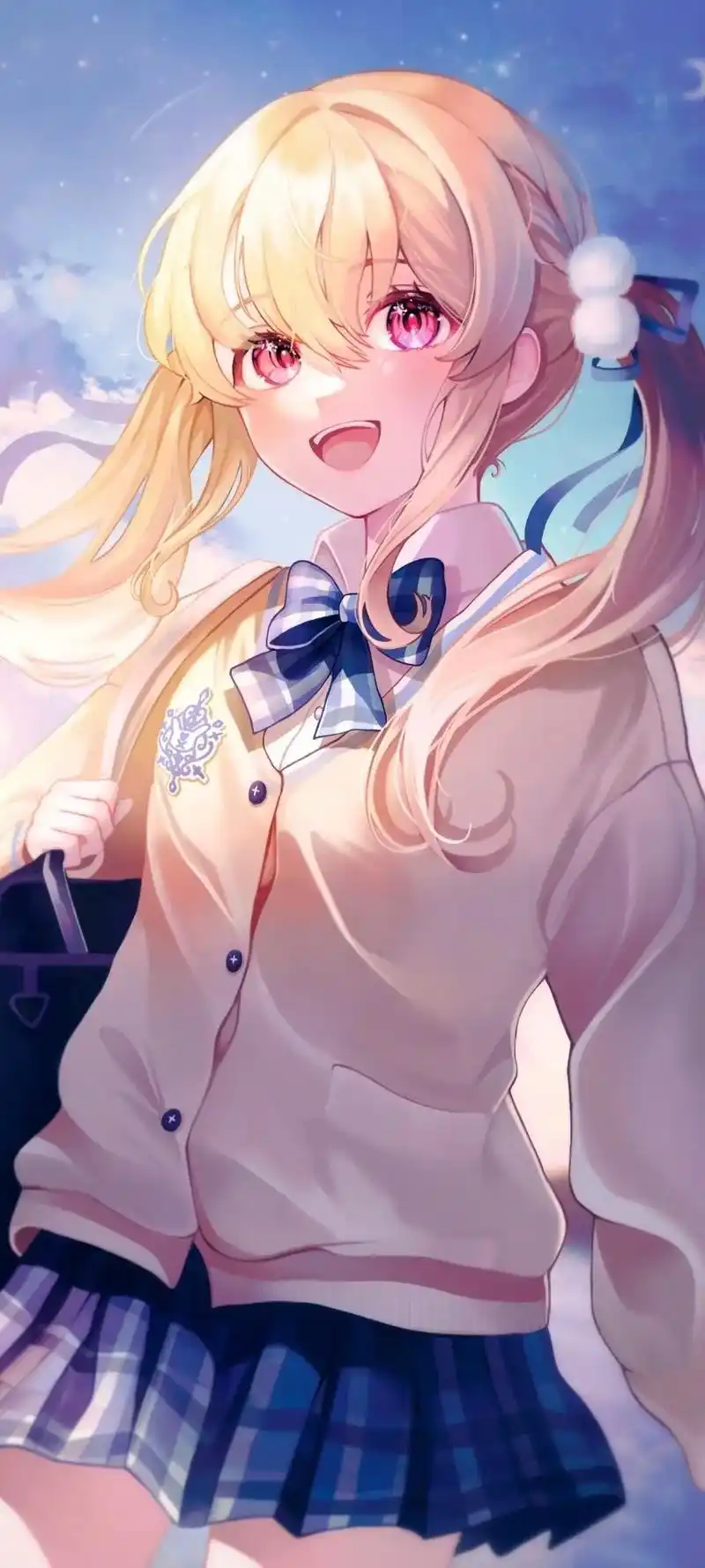 二次元壁纸 #锁屏壁纸 好累 要图私我 - 抖音