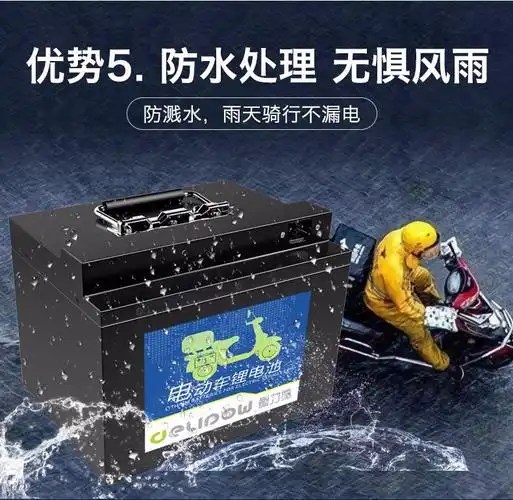 德力普(delipow)电动车锂电池 48v/60v/72v大容量三元锂电池 快递外卖