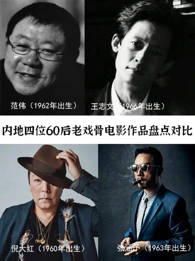 盘点内地60后老戏骨男演员的电影作品 本次盘点的是内地1960—1969年