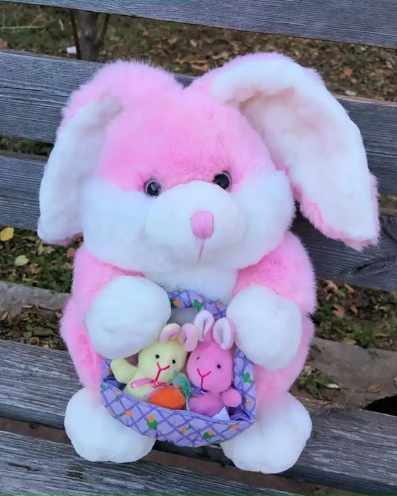 vintage昭和兔子老兔子老料兔子.中古毛绒玩具玩偶娃娃收 - 抖音