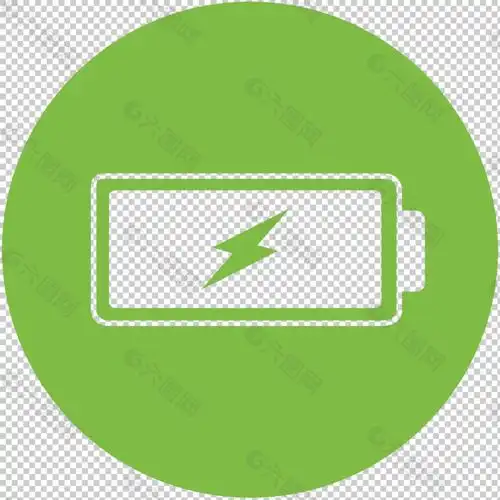 圆形电池充电图标免抠png透明图层素材