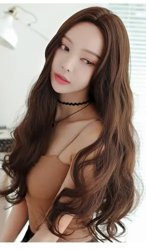 新品假发女中分长卷发大波浪时尚逼真化纤头套厂家现货直销可批发