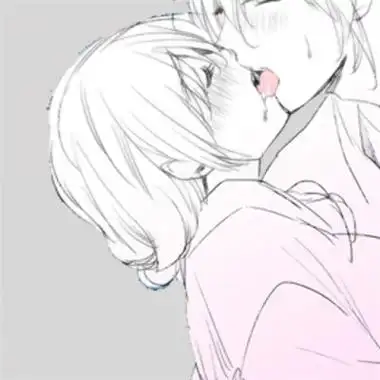 动漫情头亲亲超甜高清高清恩爱的情侣头像动漫亲吻图片