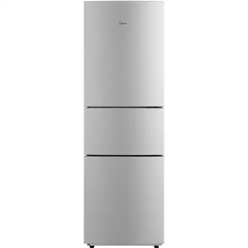 midea美的三开门电冰箱家用节能静音大容量冷冻冷藏厨房冰箱