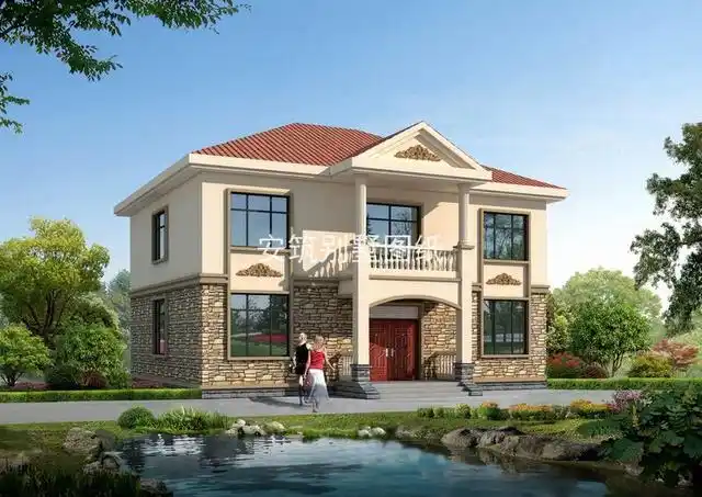 小面积的两层农村自建房户型超低价格快来看看吧