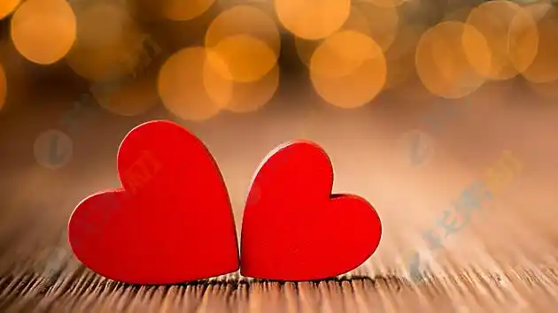 两个红心爱情高清图片下载