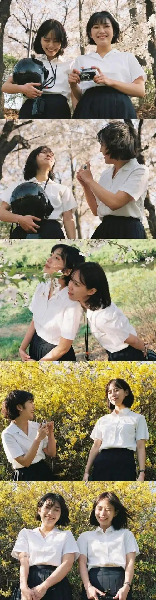 闺蜜拍照姿势get