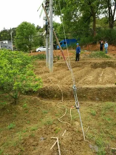 35kv水墩站10kv群丰线701线路#27杆更换横担 - 美篇