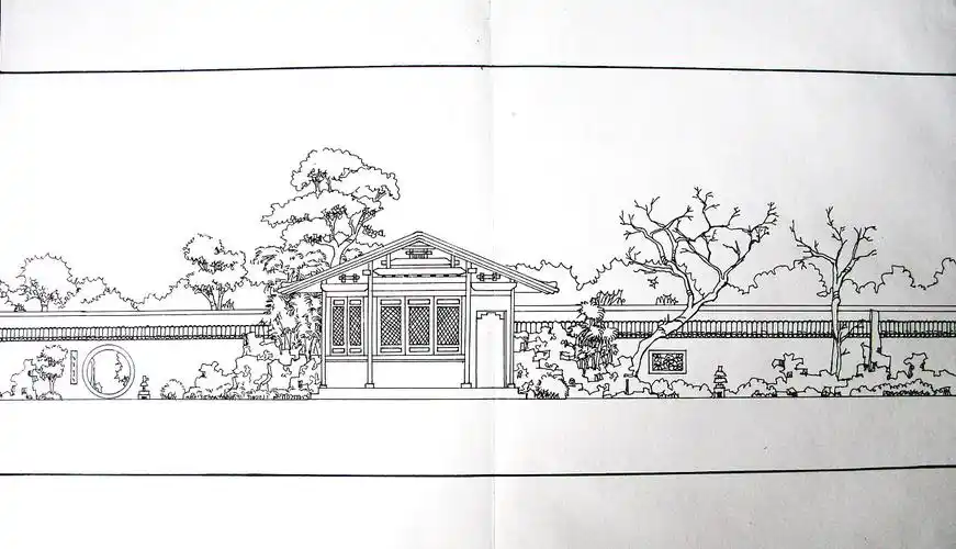 一组中国式园林设计图