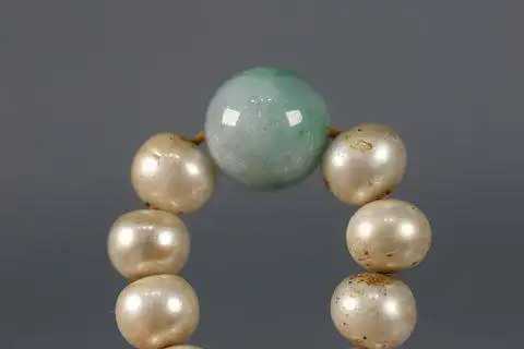 藏家旧藏清代老珍珠108颗佛珠