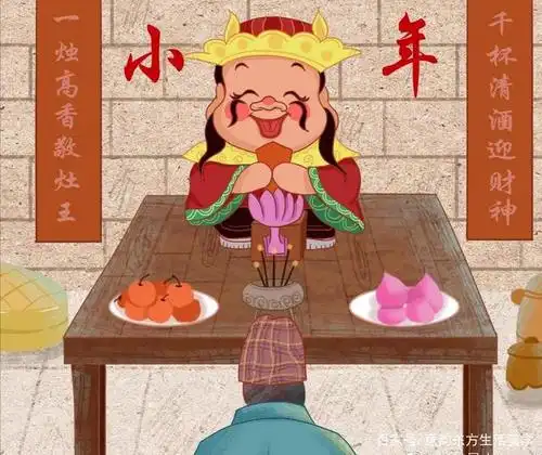 可以上报善恶,决定人间寿命,这也就难怪人们要给灶王爷备灶马,供上粉