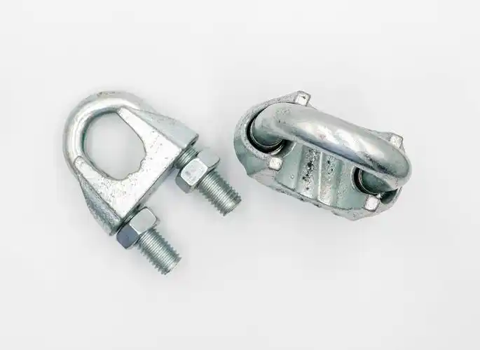 美标玛钢钢丝绳卡扣美式镀锌钢丝绳夹头镀锌钢丝绳卡扣