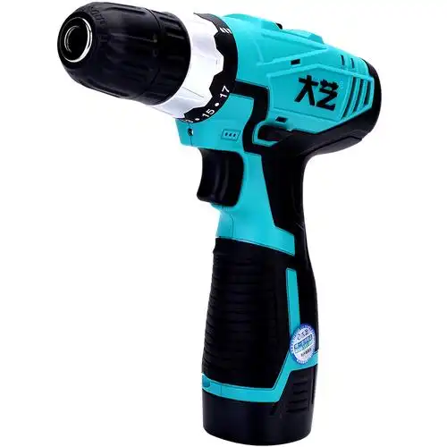大艺锂电池12v16v双速充电钻多功能冲击家用螺丝刀电起子手钻