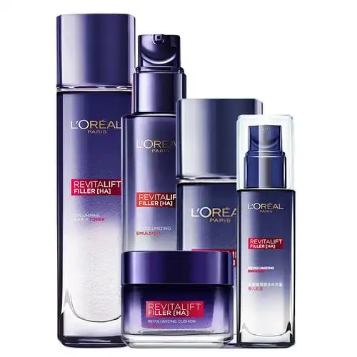 欧莱雅复颜玻尿酸五件套视频