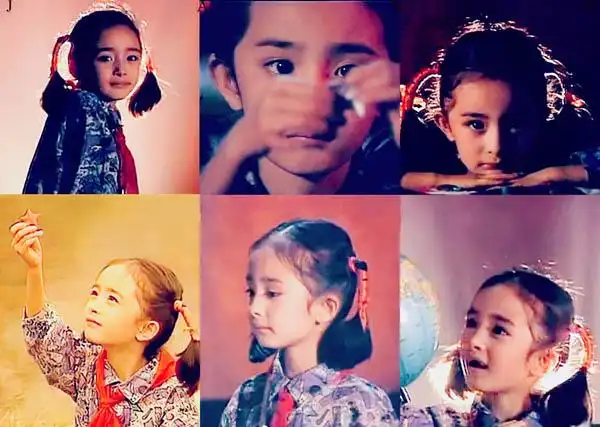 杨幂小时候的照片曝光 最小的一张照片你绝对想不到像谁