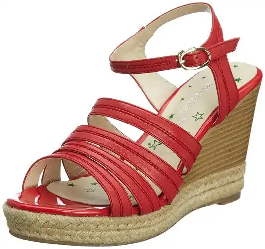 red dragonfly 红蜻蜓 女凉鞋 wfk25722 桔红色 37