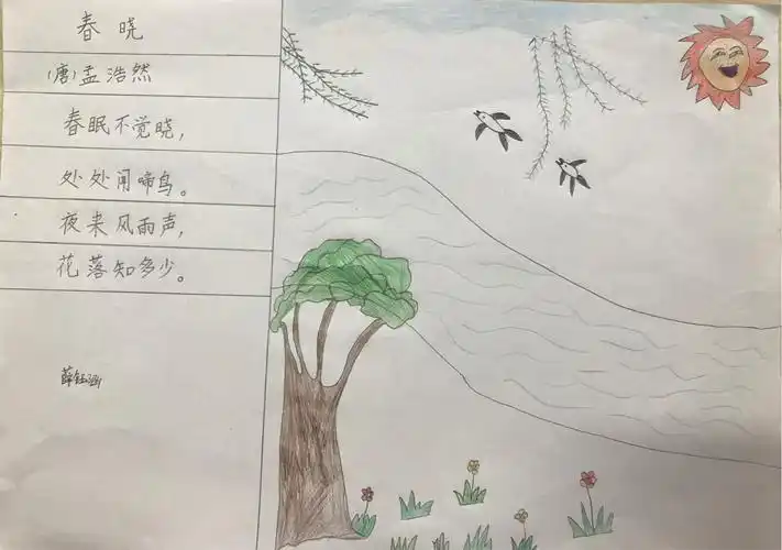 其它 3月14日实践作业展 语文实践作业:诗配画.