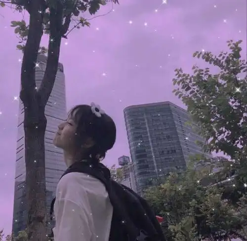 仙气少女心女生头像你要照顾好你黑色的头发挑剔的胃和爱笑的眼睛