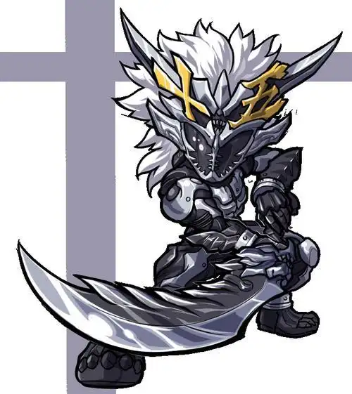 假面骑士时王简笔画q版