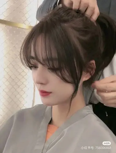 短发法式刘海