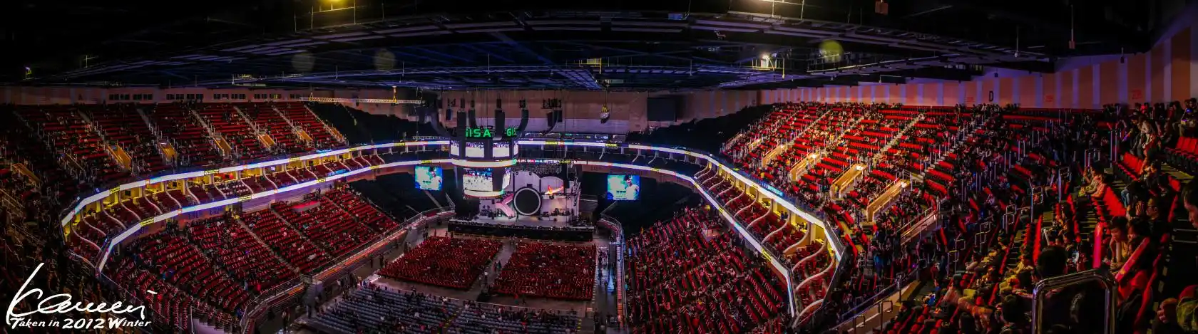 广州国际演艺中心,陈慧娴2012雪飞花演唱会现场全景