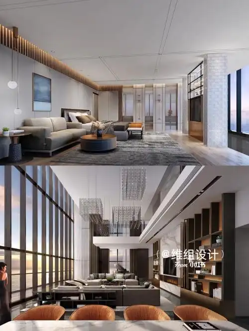 深圳1000㎡大平层住宅浮灯初上