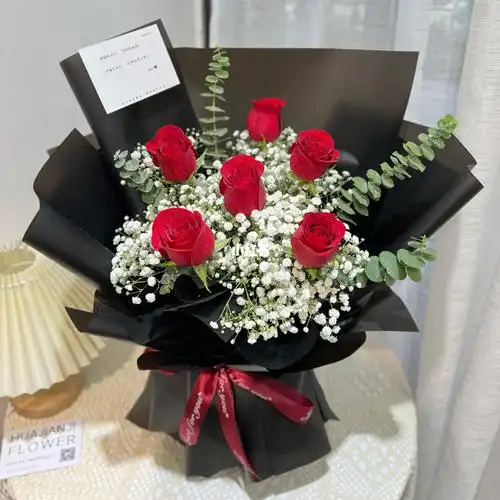 huajianji花间集6朵红玫瑰