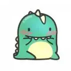 超萌小恐龙头像 高清超可爱超萌的绿色小恐龙图片头像