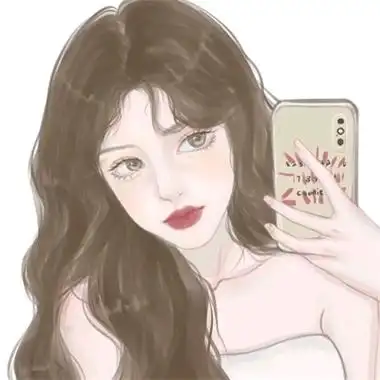 唯美冷傲手绘女生头像高冷成熟气质型手绘女头