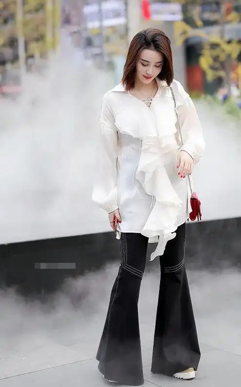 个子高身材好的女生就是天生衣架子,穿什么都有美感|鱼嘴|美女|衣架子